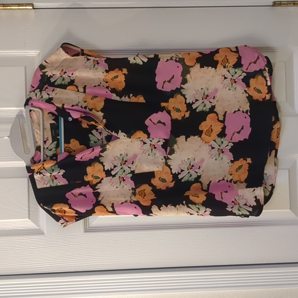 J Crew floral top medium